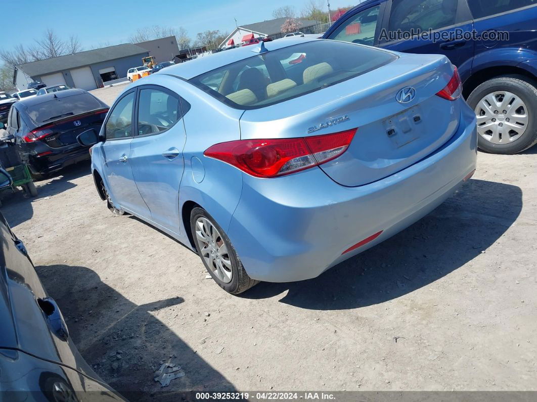 2012 Hyundai Elantra Gls (ulsan Plant) Blue vin: KMHDH4AE5CU363026