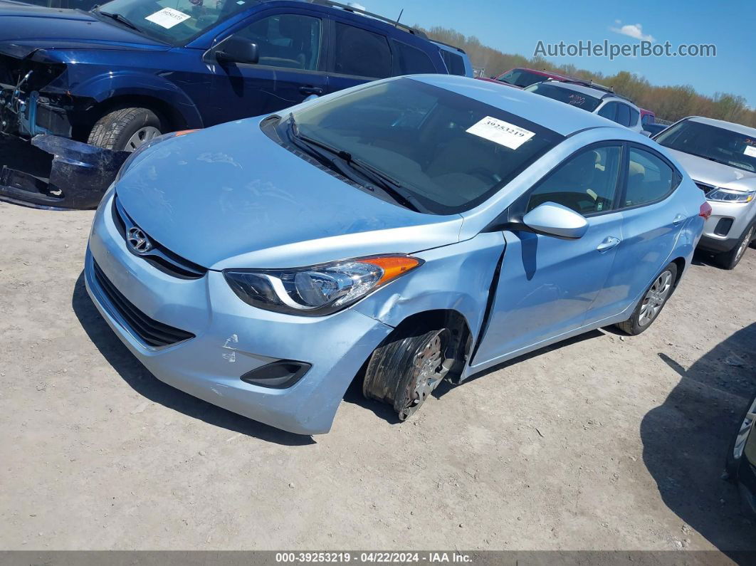 2012 Hyundai Elantra Gls (ulsan Plant) Blue vin: KMHDH4AE5CU363026