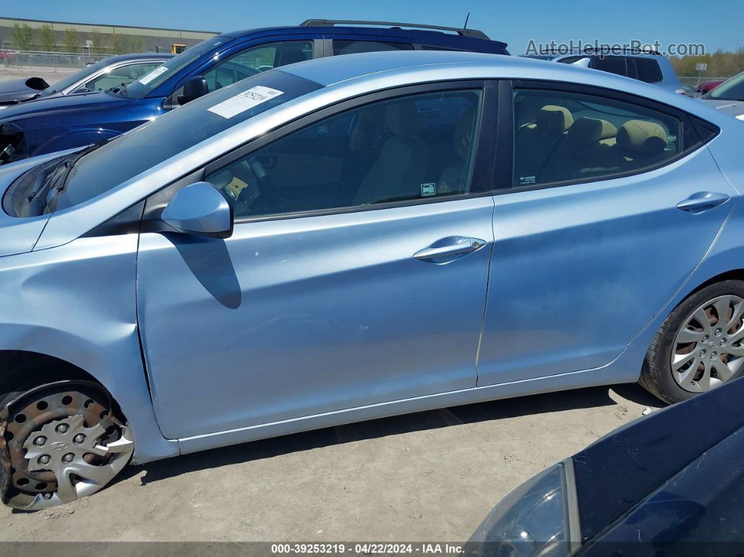 2012 Hyundai Elantra Gls (ulsan Plant) Blue vin: KMHDH4AE5CU363026