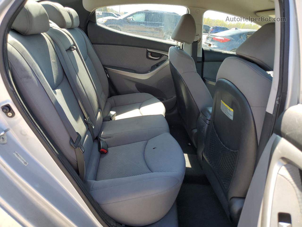 2012 Hyundai Elantra Gls Silver vin: KMHDH4AE5CU364497