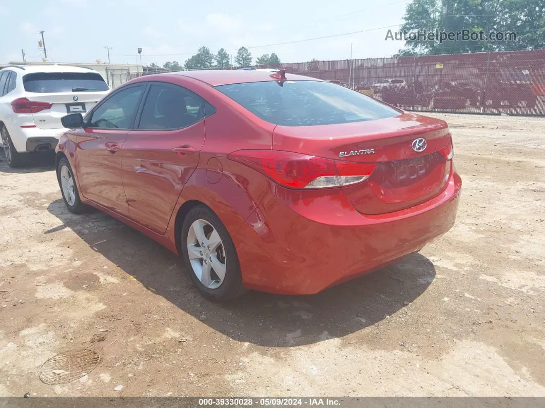 2012 Hyundai Elantra Gls (ulsan Plant) Red vin: KMHDH4AE5CU464972