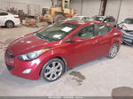 2013 Hyundai Elantra Limited Red vin: KMHDH4AE5DU592811