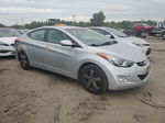 2013 Hyundai Elantra Gls Silver vin: KMHDH4AE5DU888413