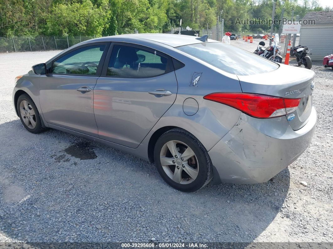 2013 Hyundai Elantra Gls Gray vin: KMHDH4AE5DU897547