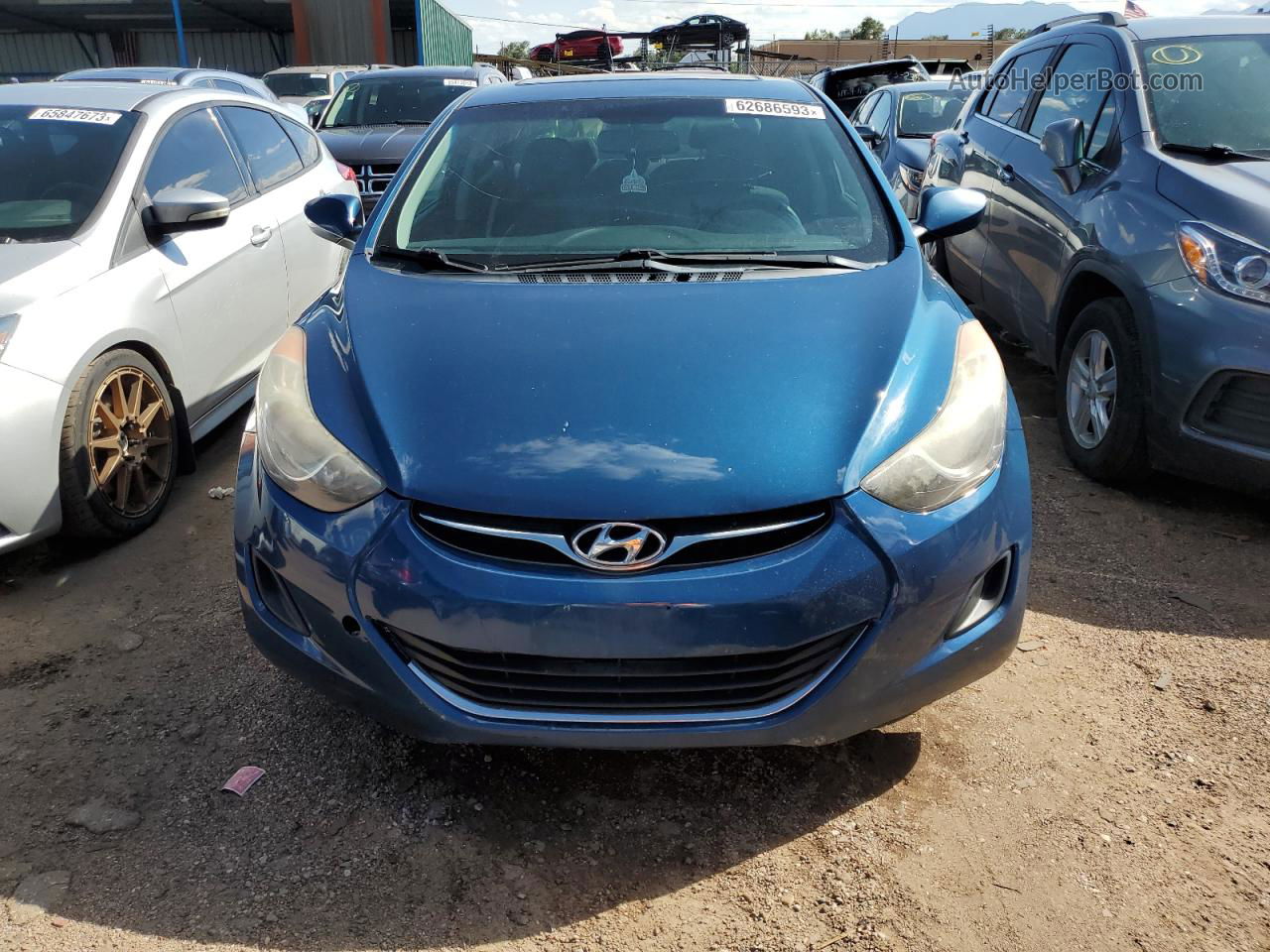 2013 Hyundai Elantra Gls Синий vin: KMHDH4AE5DU966785