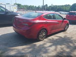 2014 Hyundai Elantra Se Red vin: KMHDH4AE5EU031204