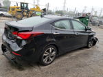 2014 Hyundai Elantra Se Black vin: KMHDH4AE5EU058371