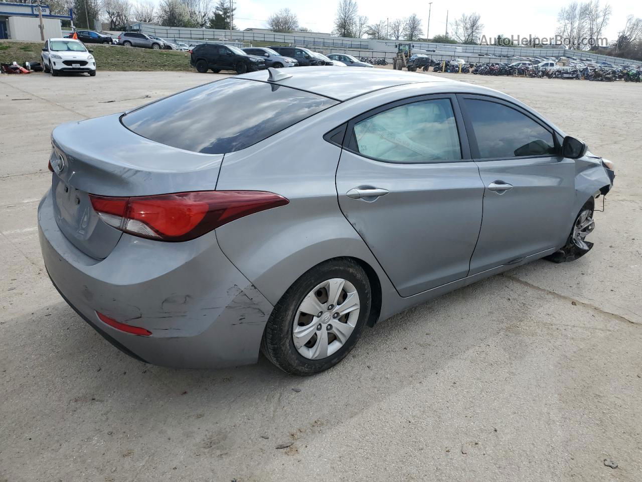 2016 Hyundai Elantra Se Silver vin: KMHDH4AE5GU483365