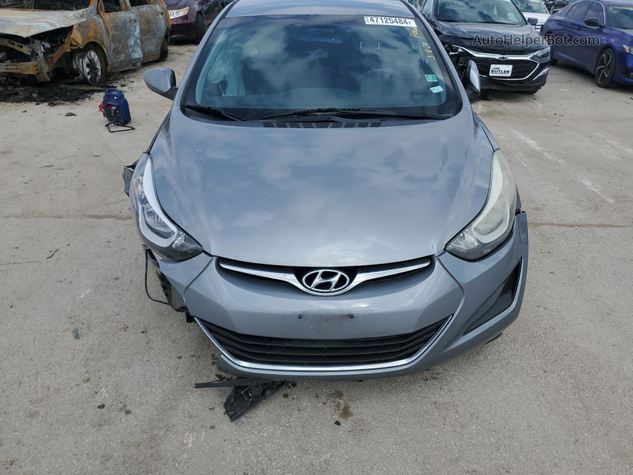 2016 Hyundai Elantra Se Silver vin: KMHDH4AE5GU483365