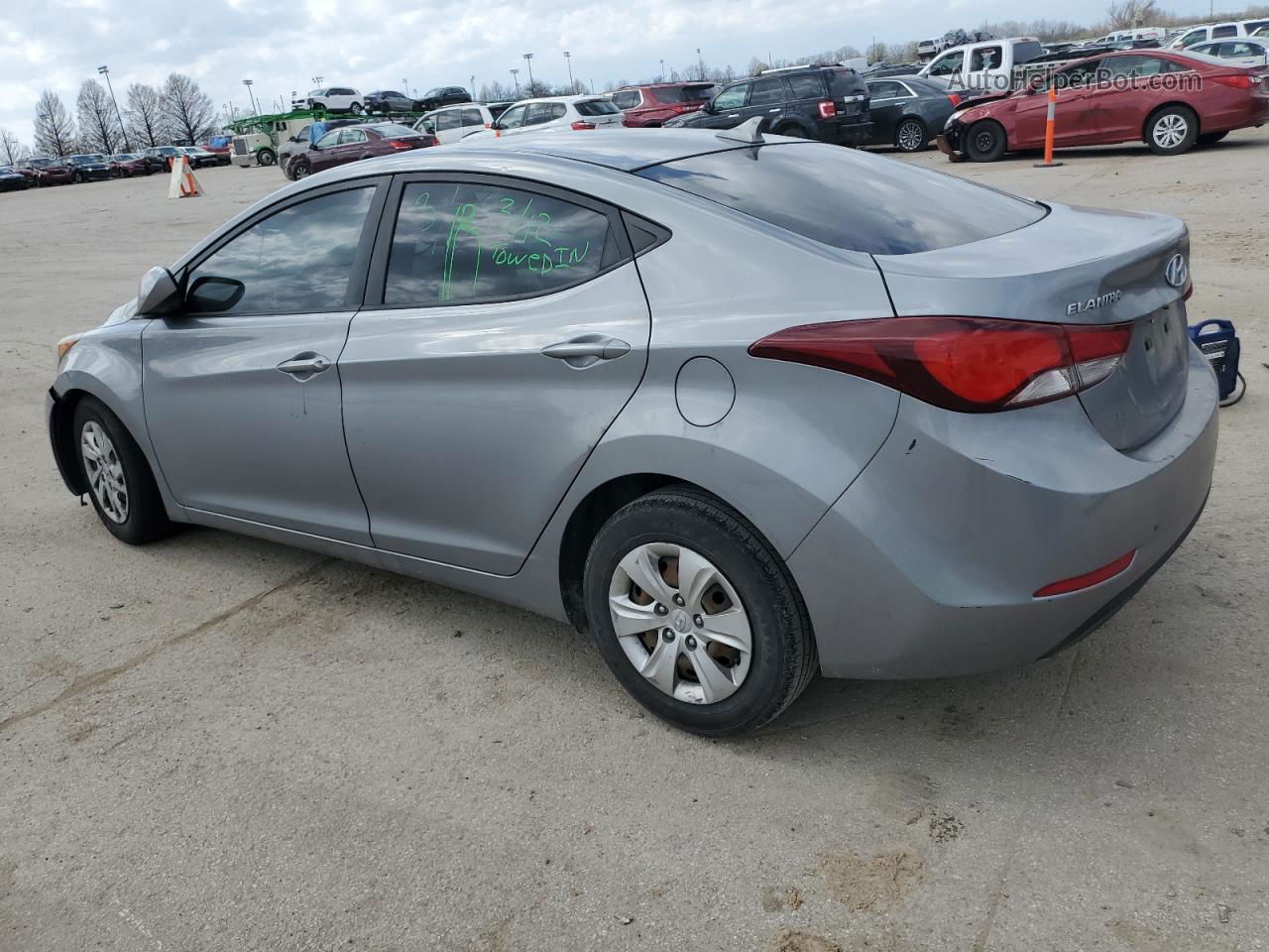 2016 Hyundai Elantra Se Silver vin: KMHDH4AE5GU483365