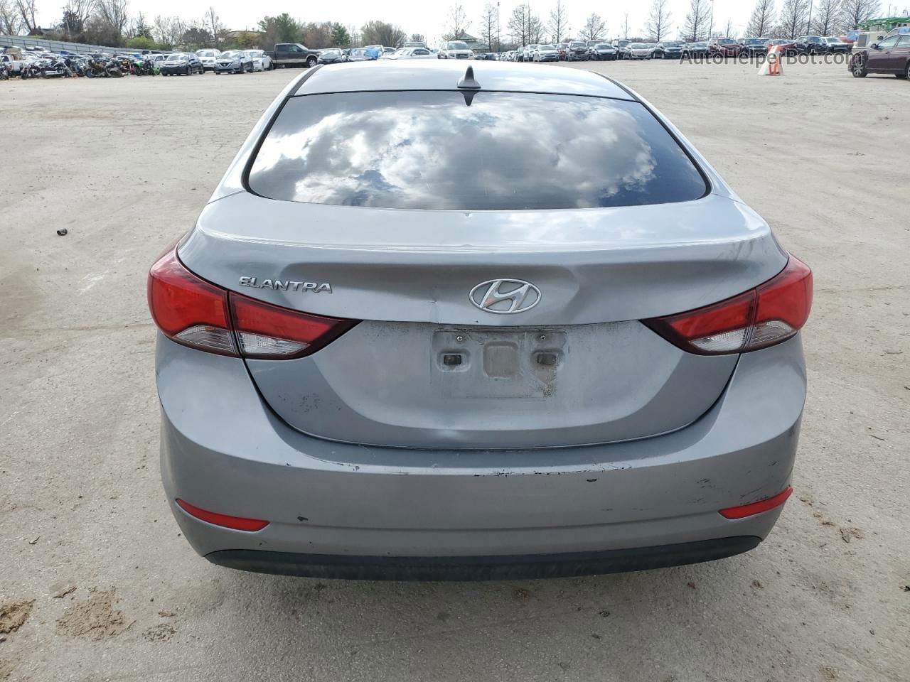 2016 Hyundai Elantra Se Silver vin: KMHDH4AE5GU483365