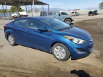 2016 Hyundai Elantra Se Синий vin: KMHDH4AE5GU511326