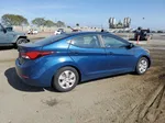 2016 Hyundai Elantra Se Синий vin: KMHDH4AE5GU511326