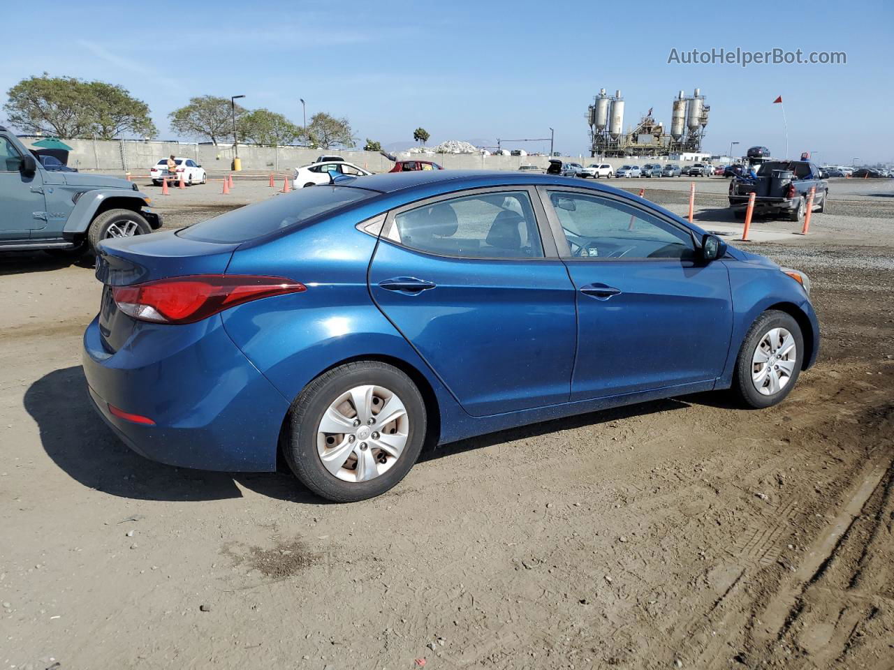 2016 Hyundai Elantra Se Blue vin: KMHDH4AE5GU511326