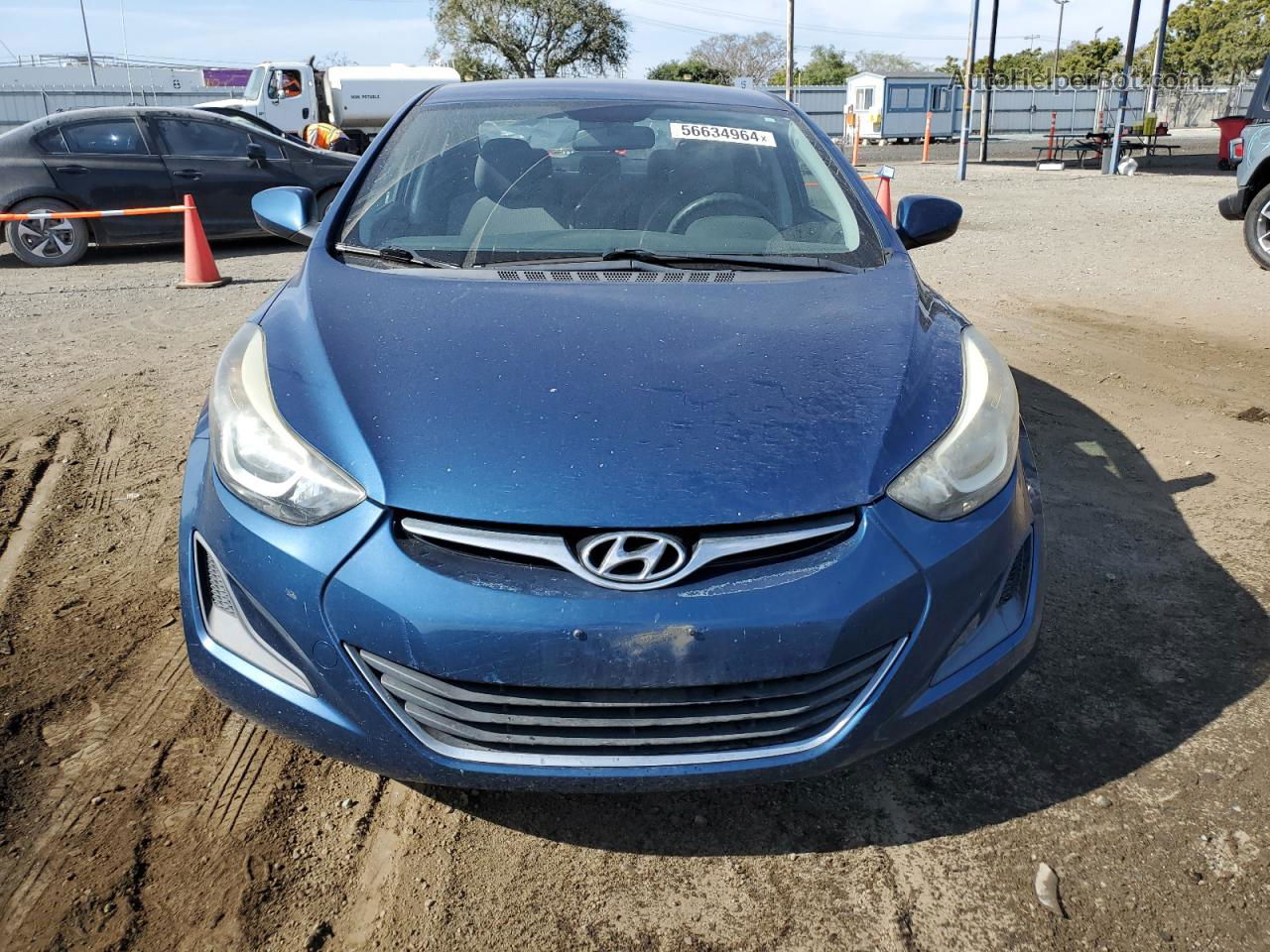 2016 Hyundai Elantra Se Blue vin: KMHDH4AE5GU511326