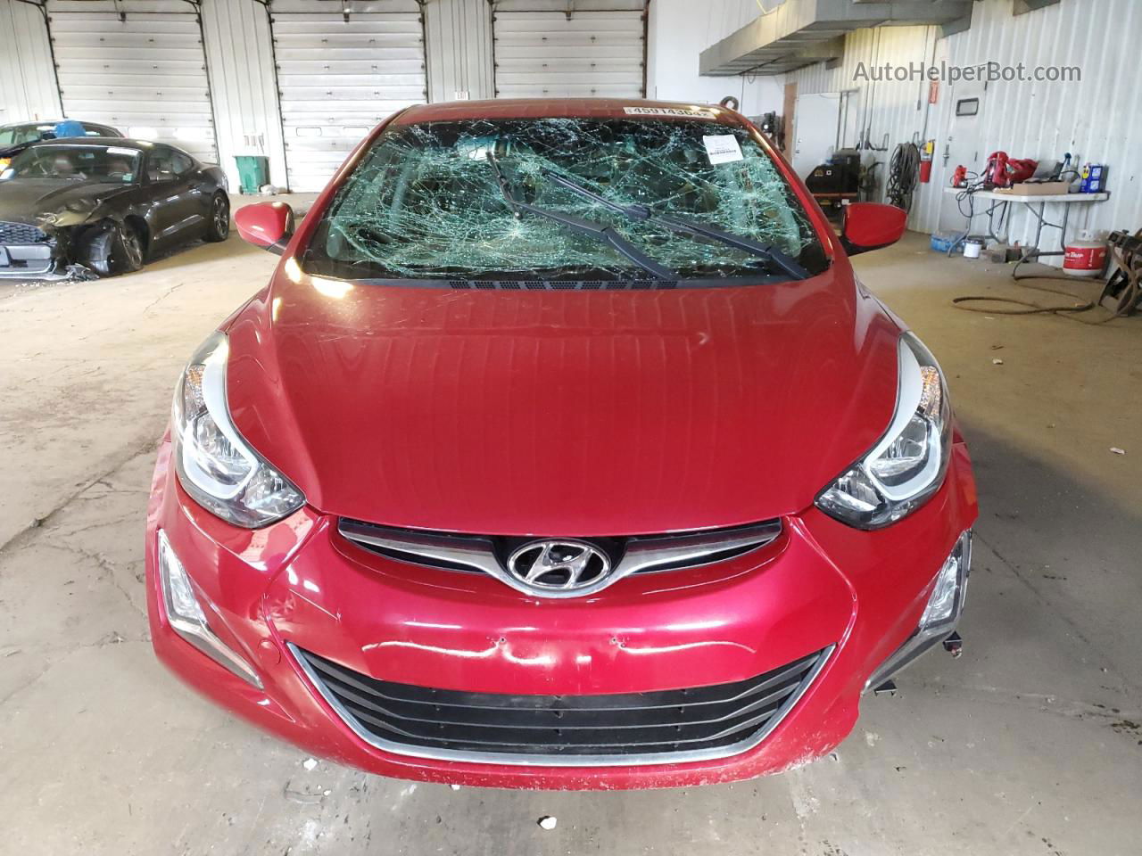 2016 Hyundai Elantra Se Red vin: KMHDH4AE5GU518681