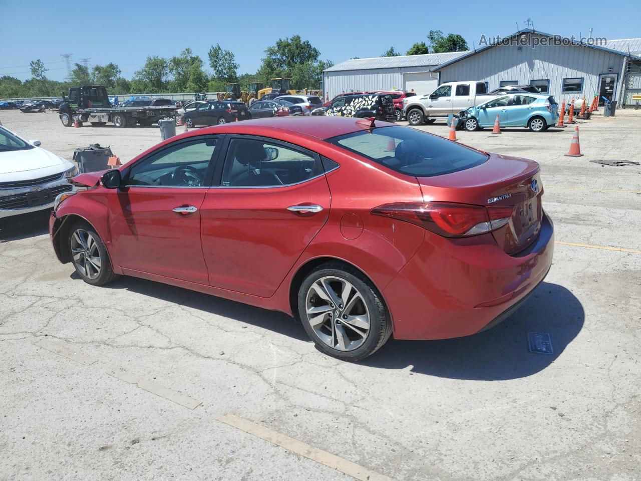 2016 Hyundai Elantra Se Red vin: KMHDH4AE5GU570683