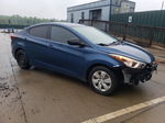 2016 Hyundai Elantra Se Blue vin: KMHDH4AE5GU583093