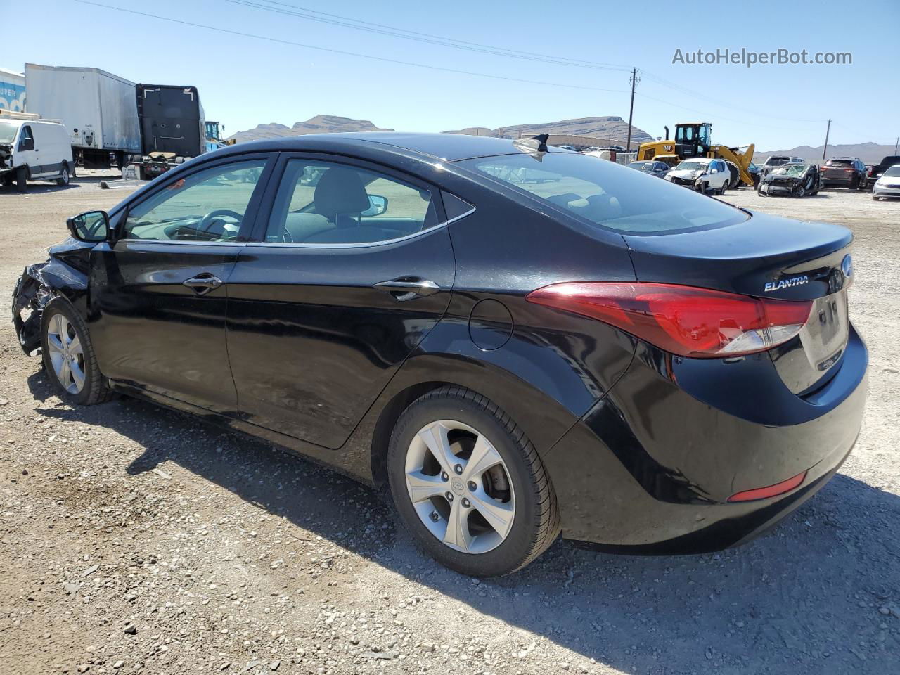 2016 Hyundai Elantra Se Black vin: KMHDH4AE5GU626573