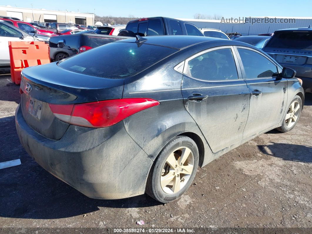 2011 Hyundai Elantra Gls (ulsan Plant) Black vin: KMHDH4AE6BU082304