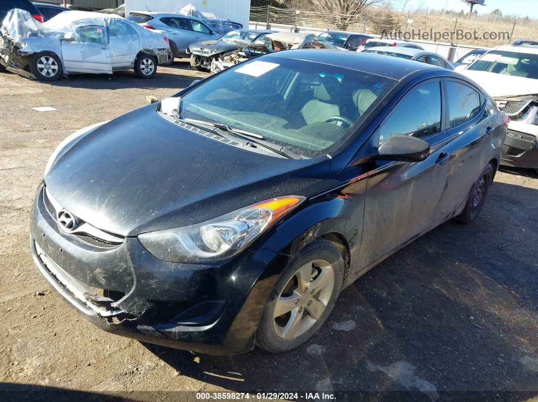 2011 Hyundai Elantra Gls (ulsan Plant) Black vin: KMHDH4AE6BU082304