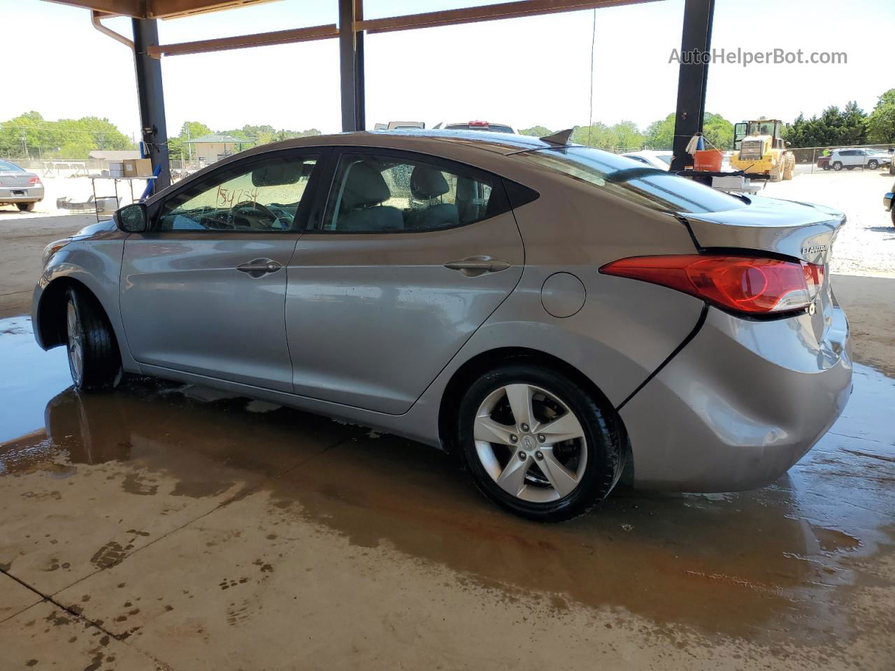 2011 Hyundai Elantra Gls Gray vin: KMHDH4AE6BU082979