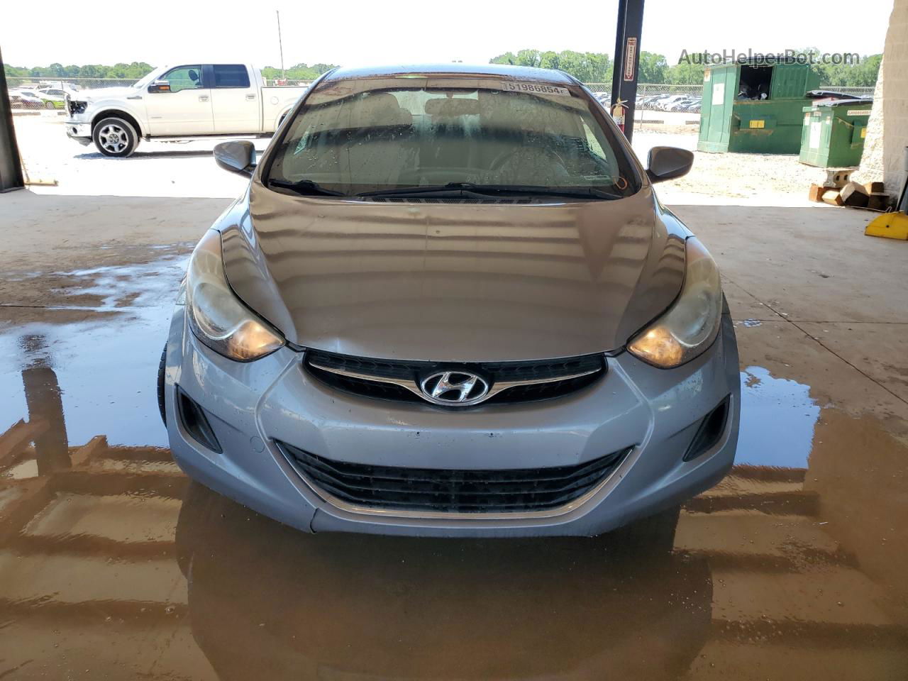 2011 Hyundai Elantra Gls Gray vin: KMHDH4AE6BU082979