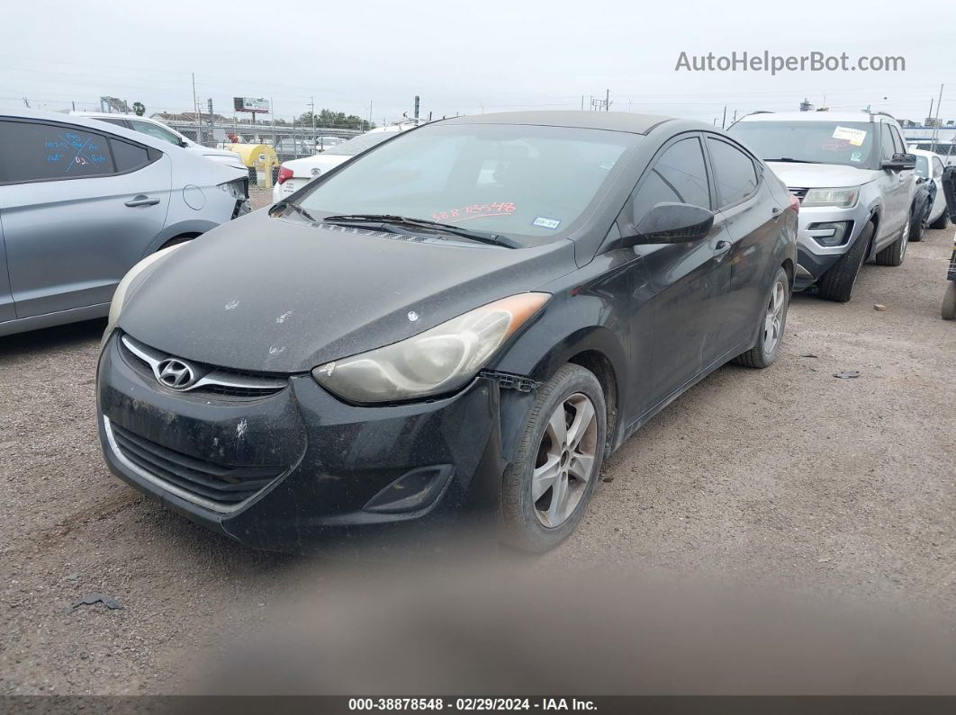 2011 Hyundai Elantra Gls (ulsan Plant) Black vin: KMHDH4AE6BU083730