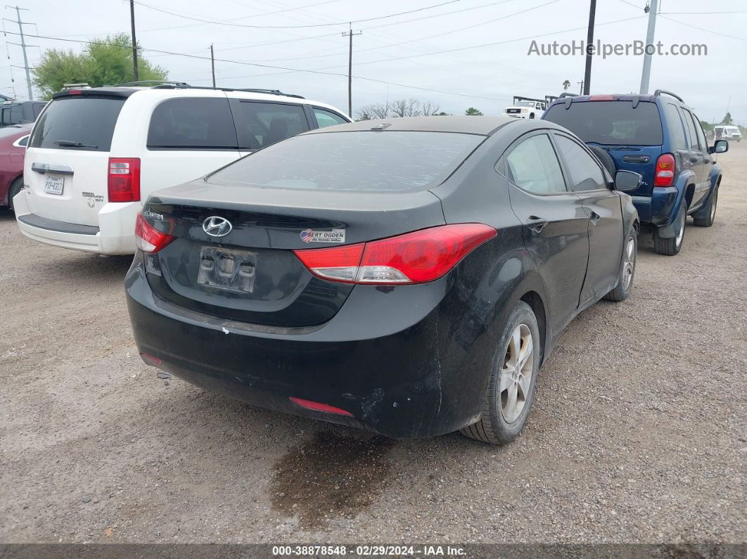 2011 Hyundai Elantra Gls (ulsan Plant) Black vin: KMHDH4AE6BU083730