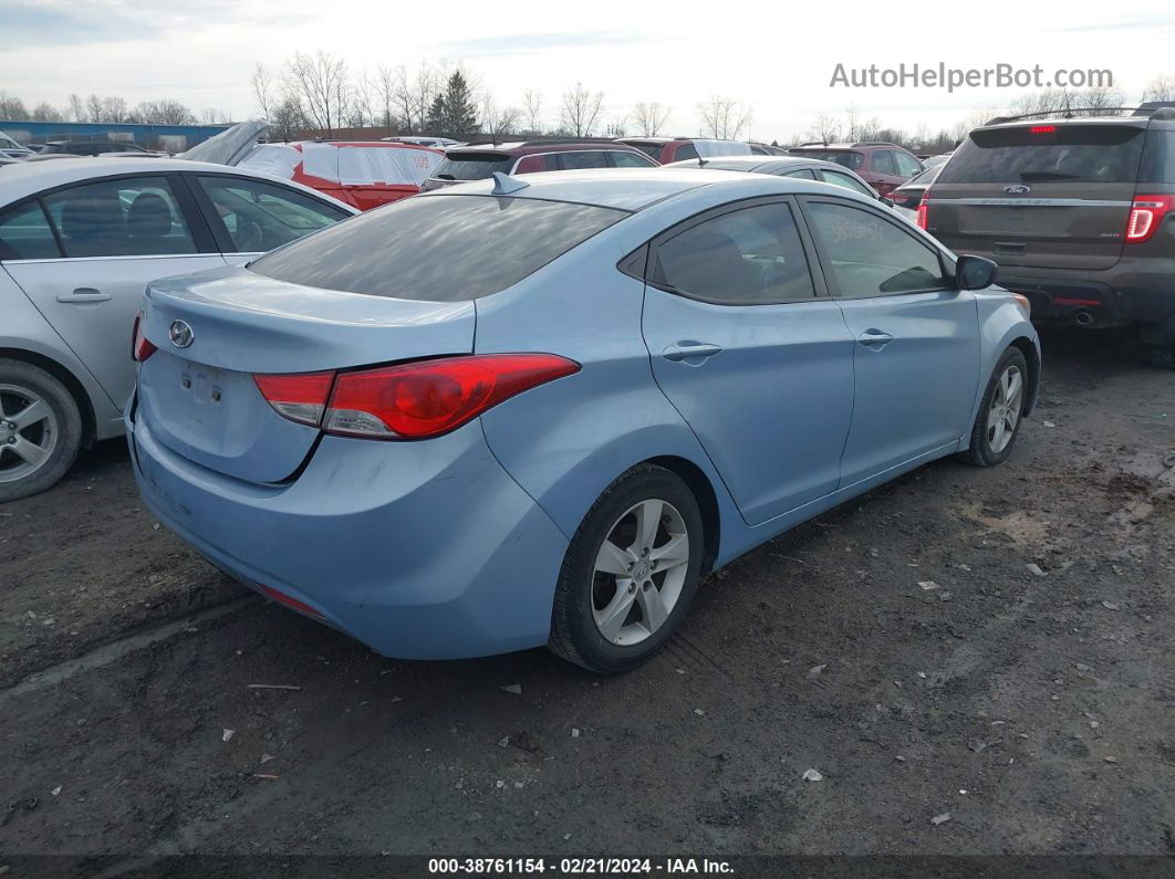 2011 Hyundai Elantra Gls (ulsan Plant) Light Blue vin: KMHDH4AE6BU091343