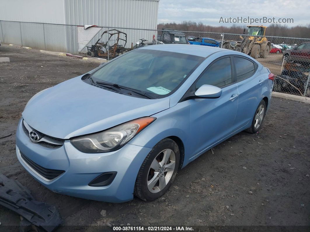 2011 Hyundai Elantra Gls (ulsan Plant) Light Blue vin: KMHDH4AE6BU091343