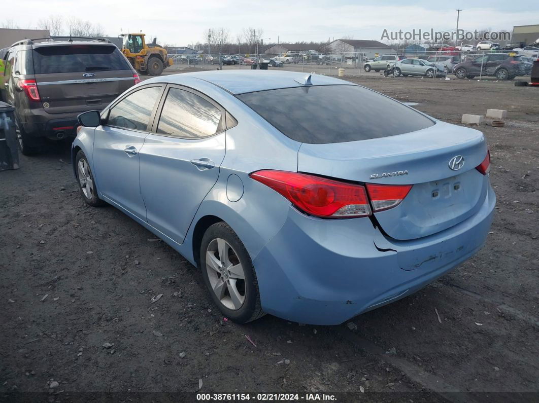 2011 Hyundai Elantra Gls (ulsan Plant) Light Blue vin: KMHDH4AE6BU091343