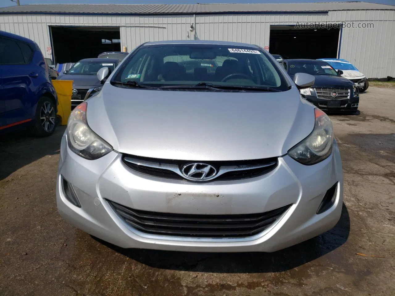 2011 Hyundai Elantra Gls Silver vin: KMHDH4AE6BU110022