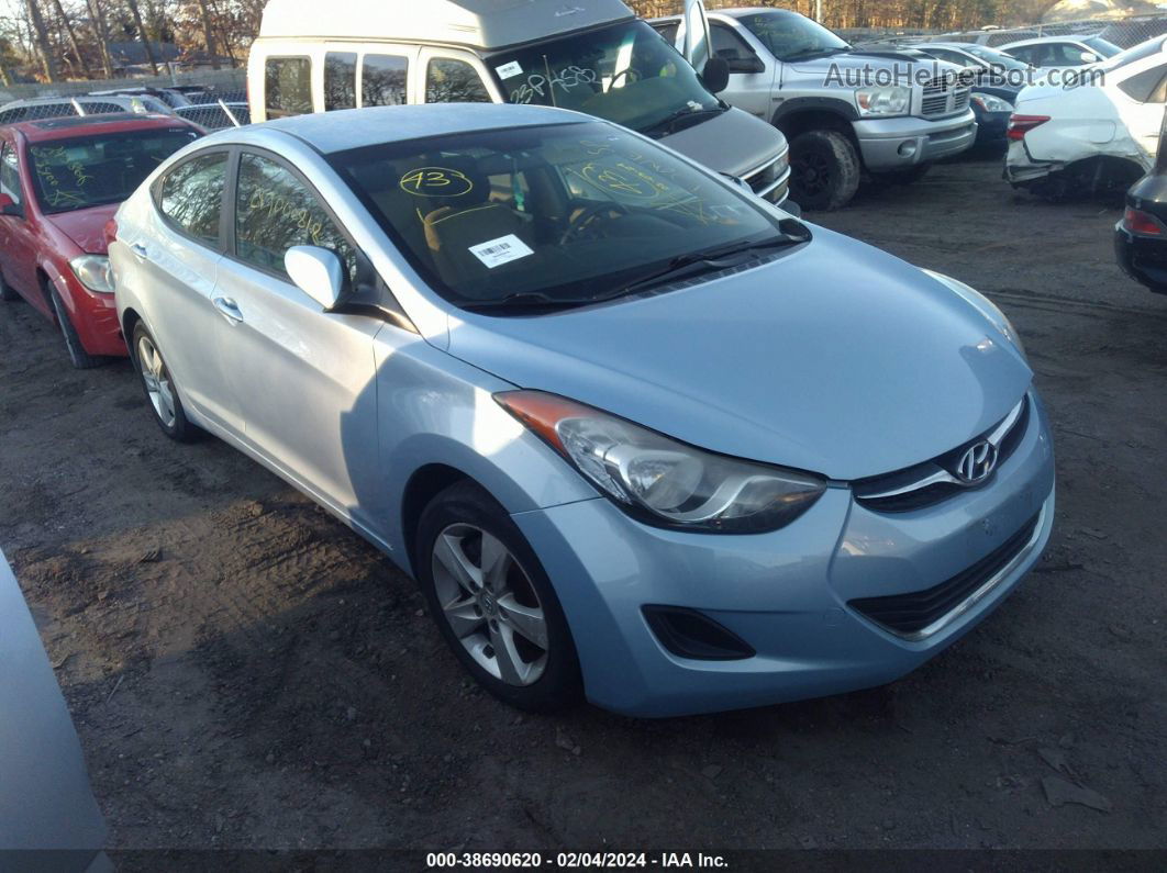 2011 Hyundai Elantra Gls (ulsan Plant) Blue vin: KMHDH4AE6BU160175