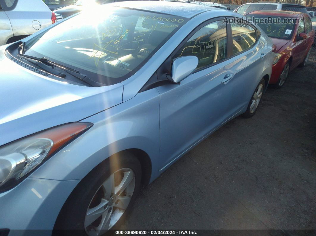 2011 Hyundai Elantra Gls (ulsan Plant) Blue vin: KMHDH4AE6BU160175