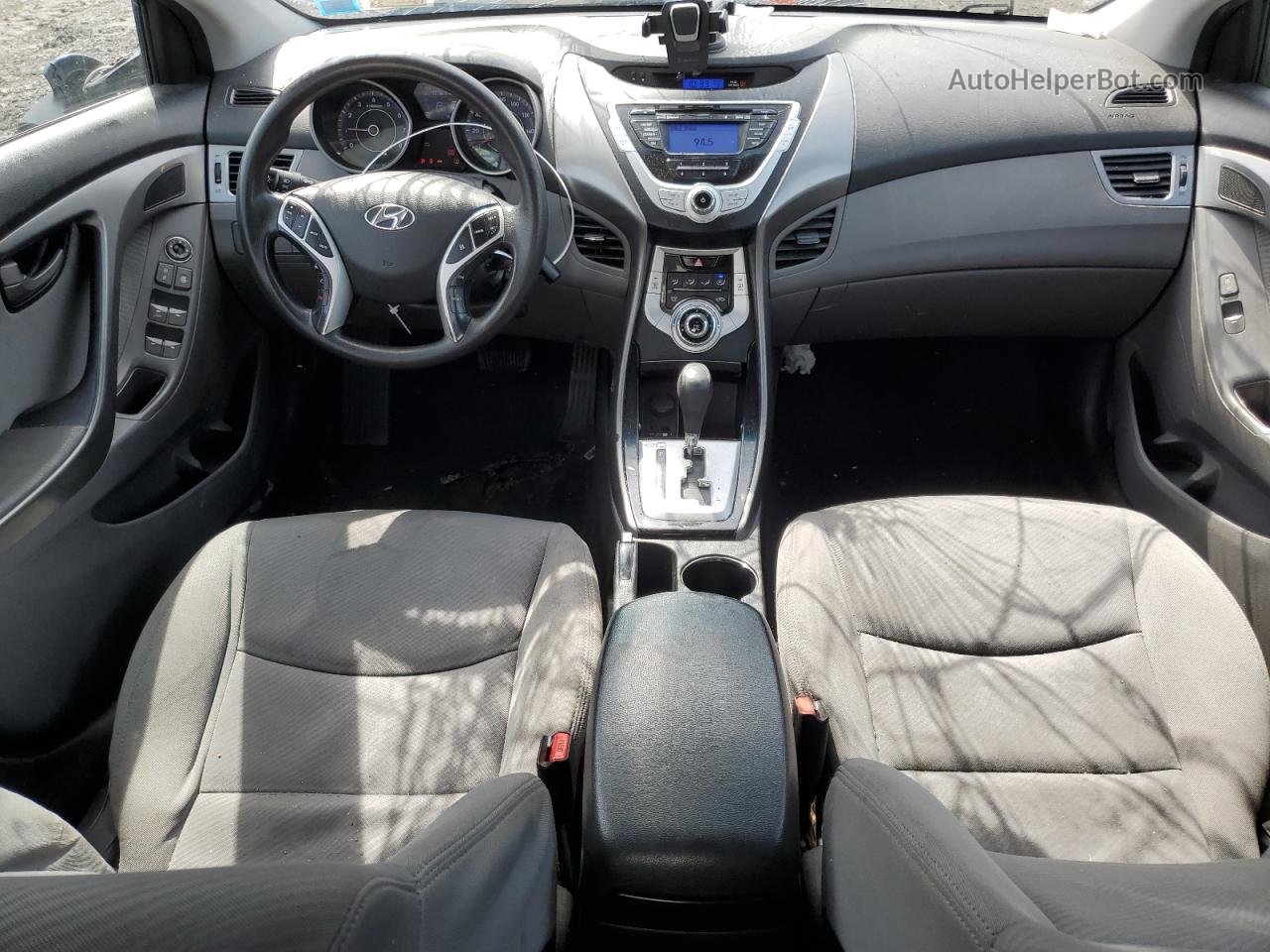 2012 Hyundai Elantra Gls Серебряный vin: KMHDH4AE6CU252095