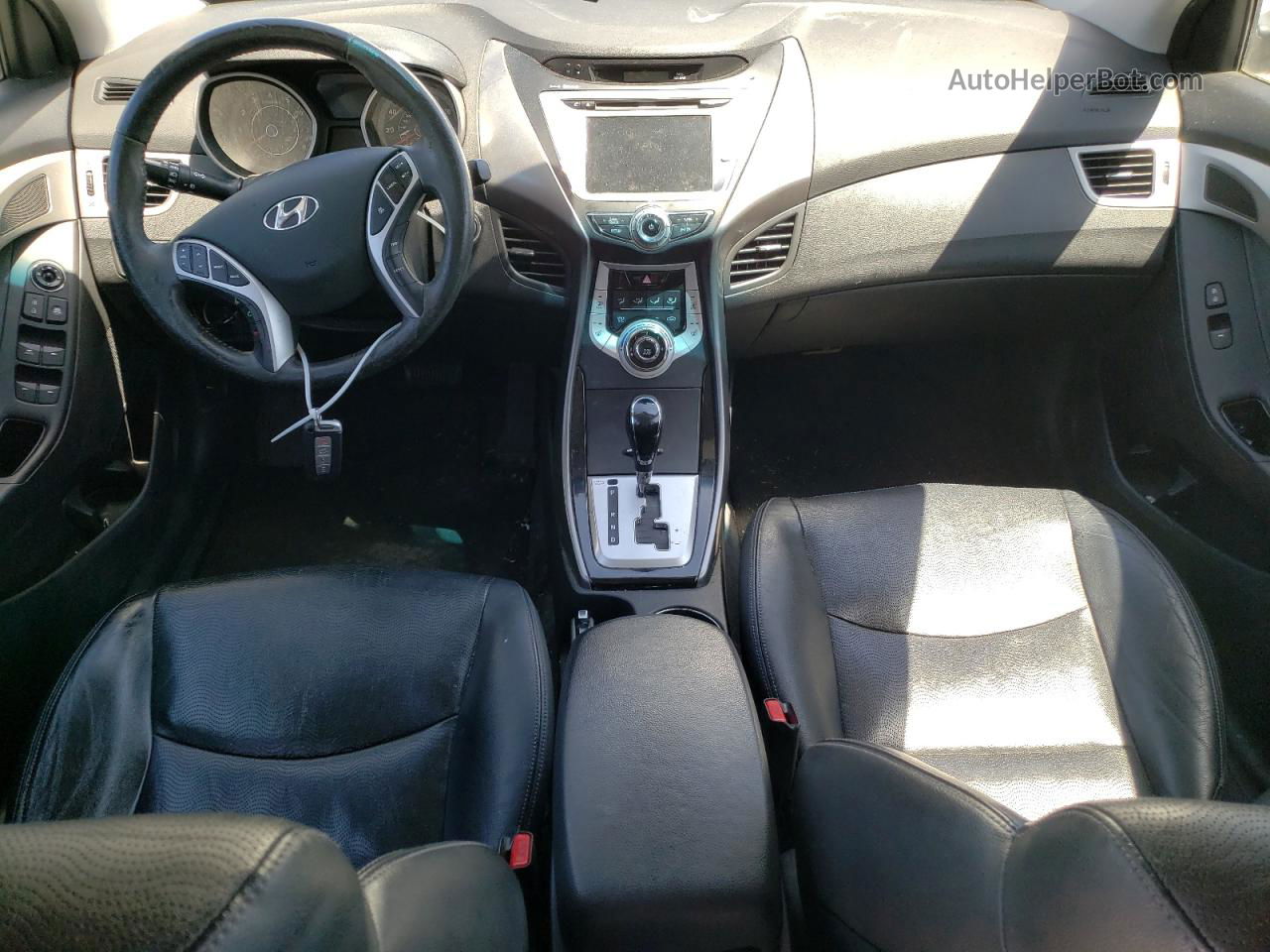 2012 Hyundai Elantra Gls Серебряный vin: KMHDH4AE6CU258656