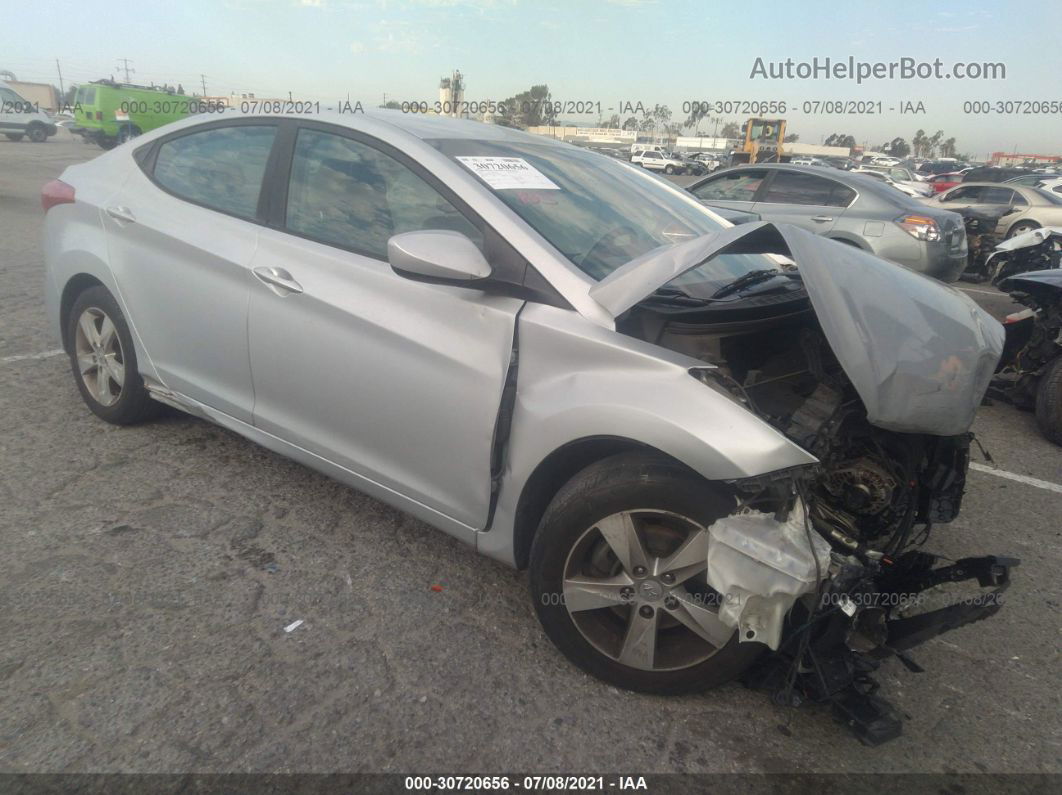 2012 Hyundai Elantra Gls Pzev Серебряный vin: KMHDH4AE6CU274209