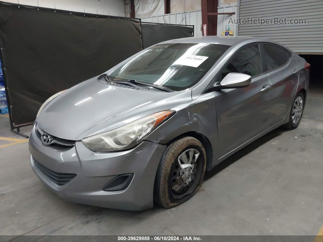 2012 Hyundai Elantra Gls (ulsan Plant) Silver vin: KMHDH4AE6CU282259