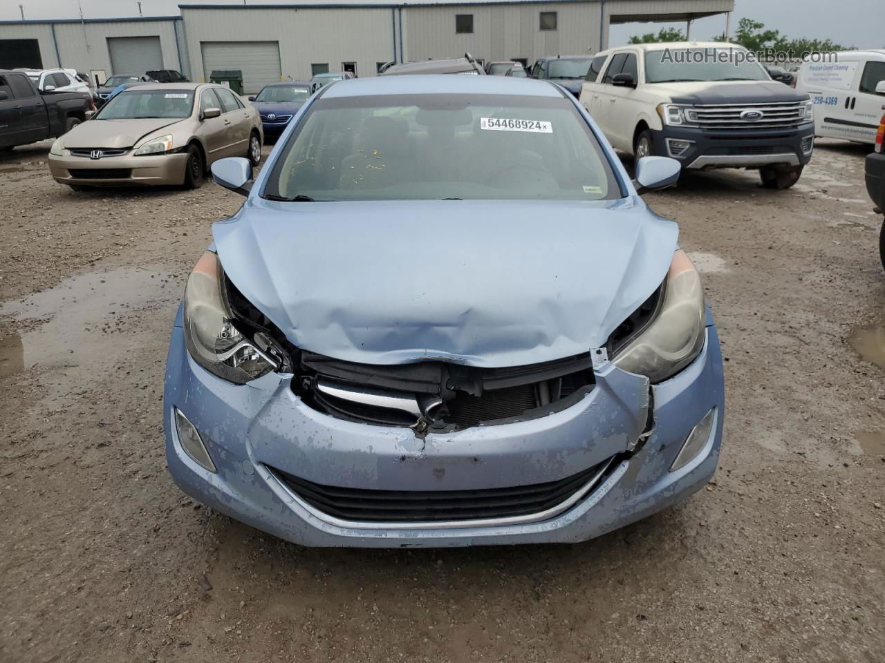 2012 Hyundai Elantra Gls Blue vin: KMHDH4AE6CU322405