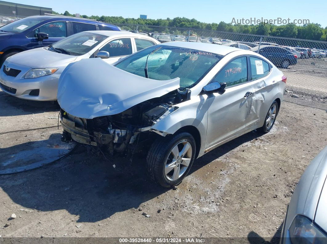 2012 Hyundai Elantra Gls (ulsan Plant) Silver vin: KMHDH4AE6CU436114