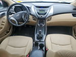 2013 Hyundai Elantra Gls Blue vin: KMHDH4AE6DU525375