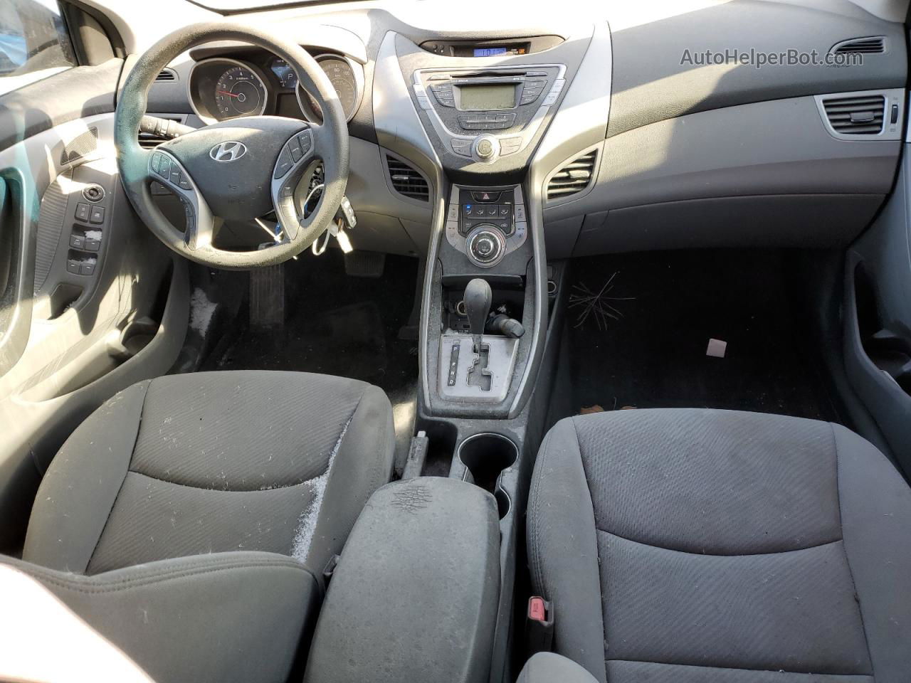 2013 Hyundai Elantra Gls Синий vin: KMHDH4AE6DU550101