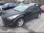 2013 Hyundai Elantra Gls Black vin: KMHDH4AE6DU693467