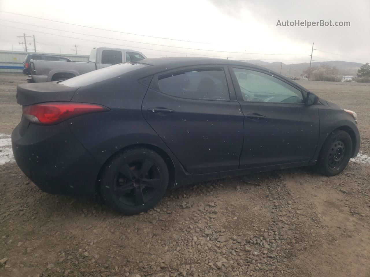 2013 Hyundai Elantra Gls Черный vin: KMHDH4AE6DU999827