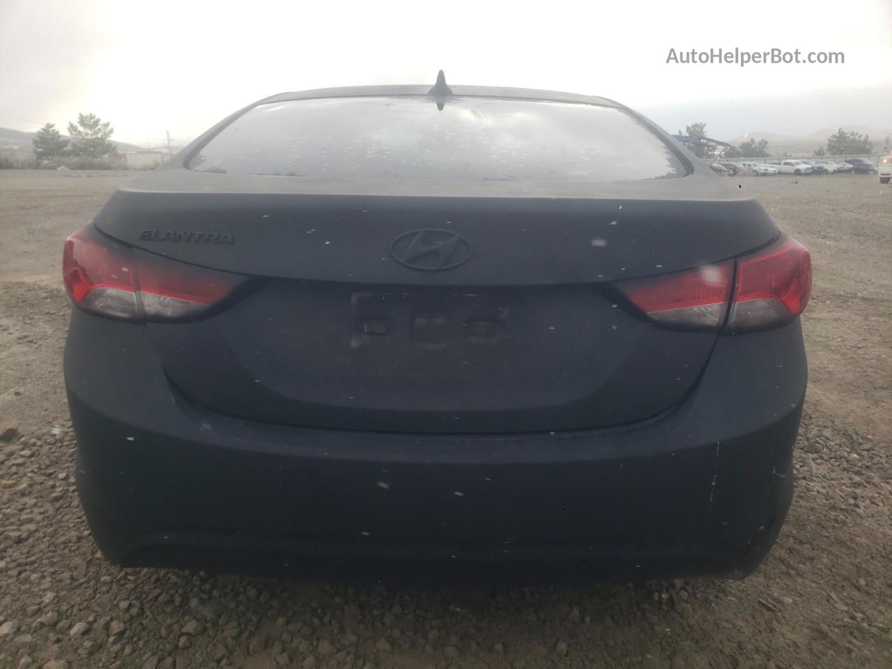 2013 Hyundai Elantra Gls Черный vin: KMHDH4AE6DU999827