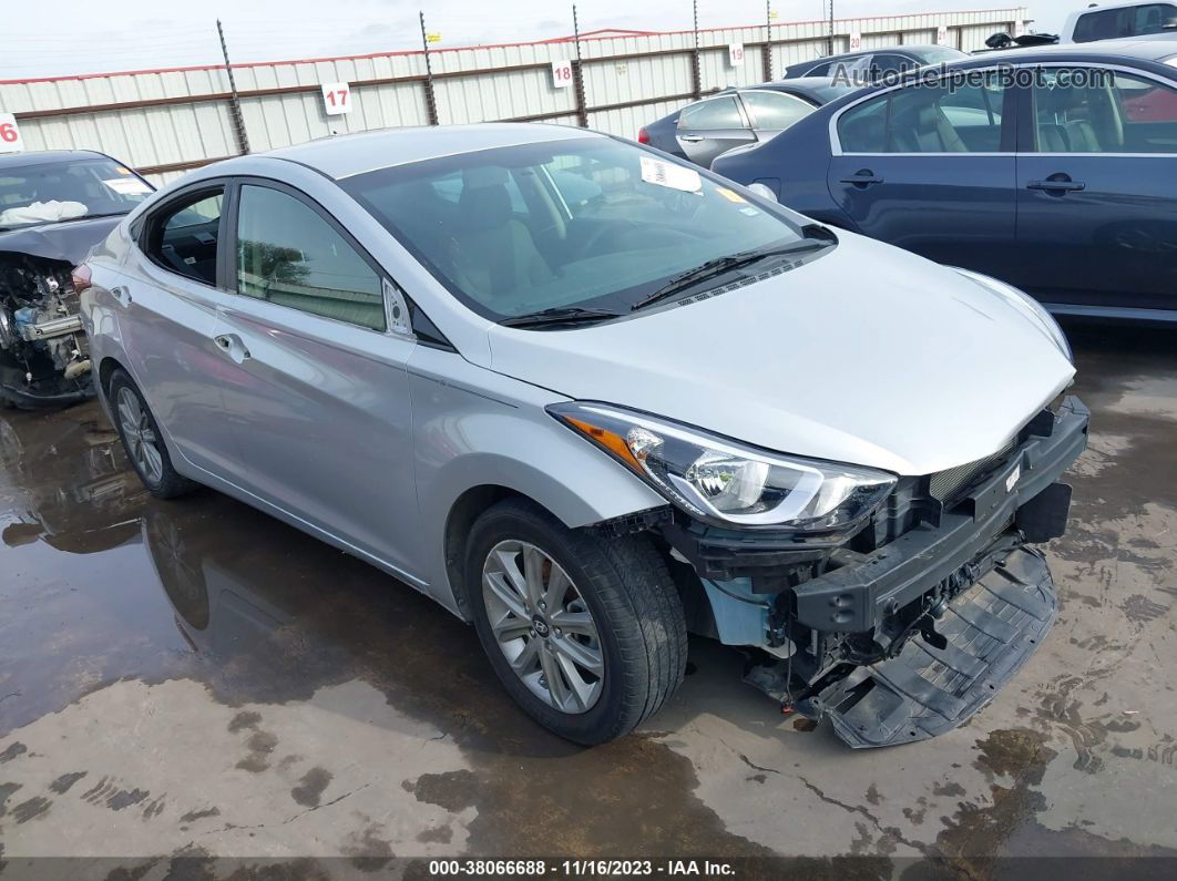 2014 Hyundai Elantra Se (ulsan Plant) Silver vin: KMHDH4AE6EU041823