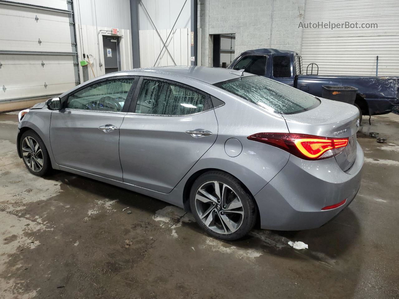 2014 Hyundai Elantra Se Gray vin: KMHDH4AE6EU094439