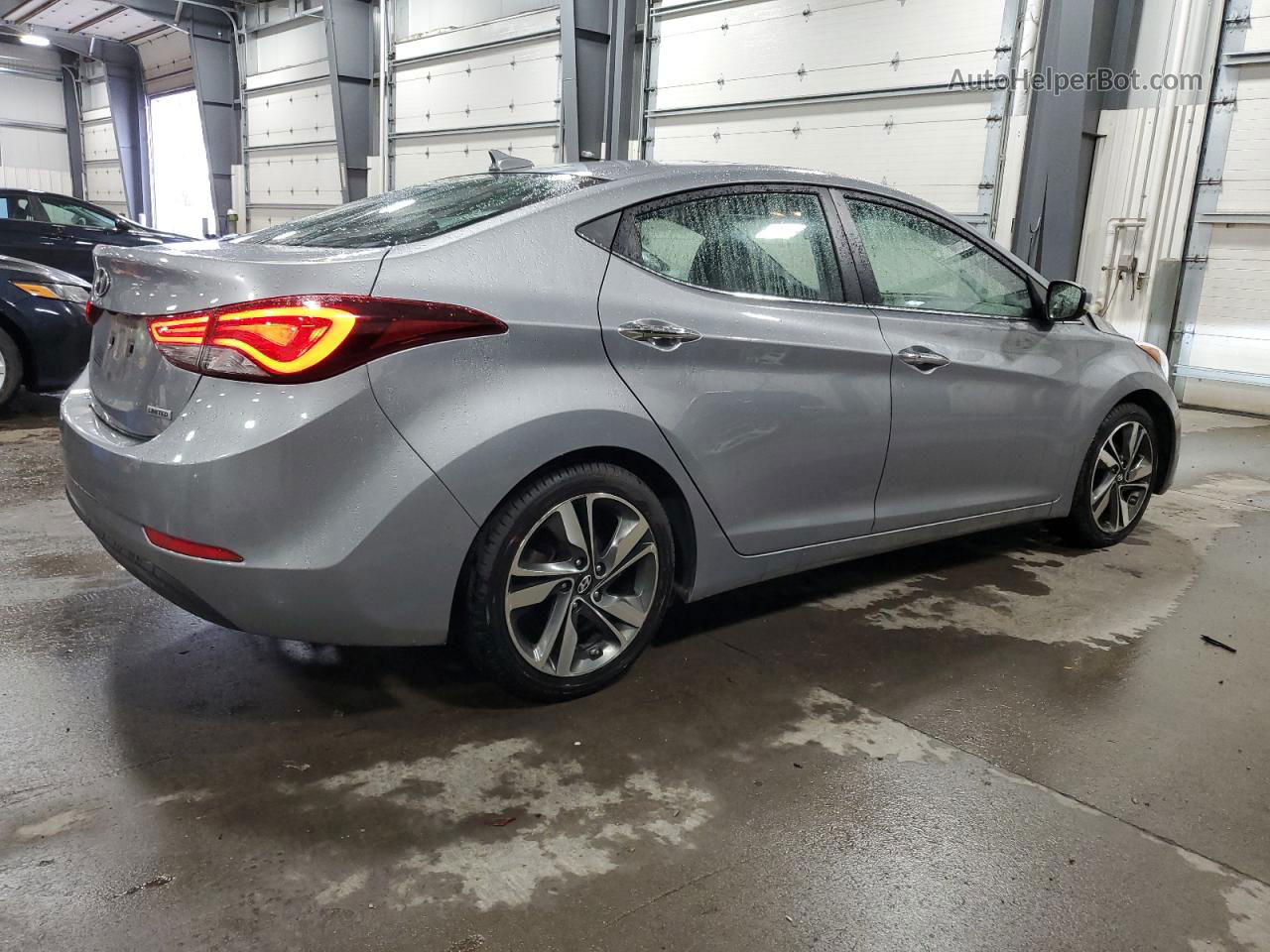 2014 Hyundai Elantra Se Серый vin: KMHDH4AE6EU094439