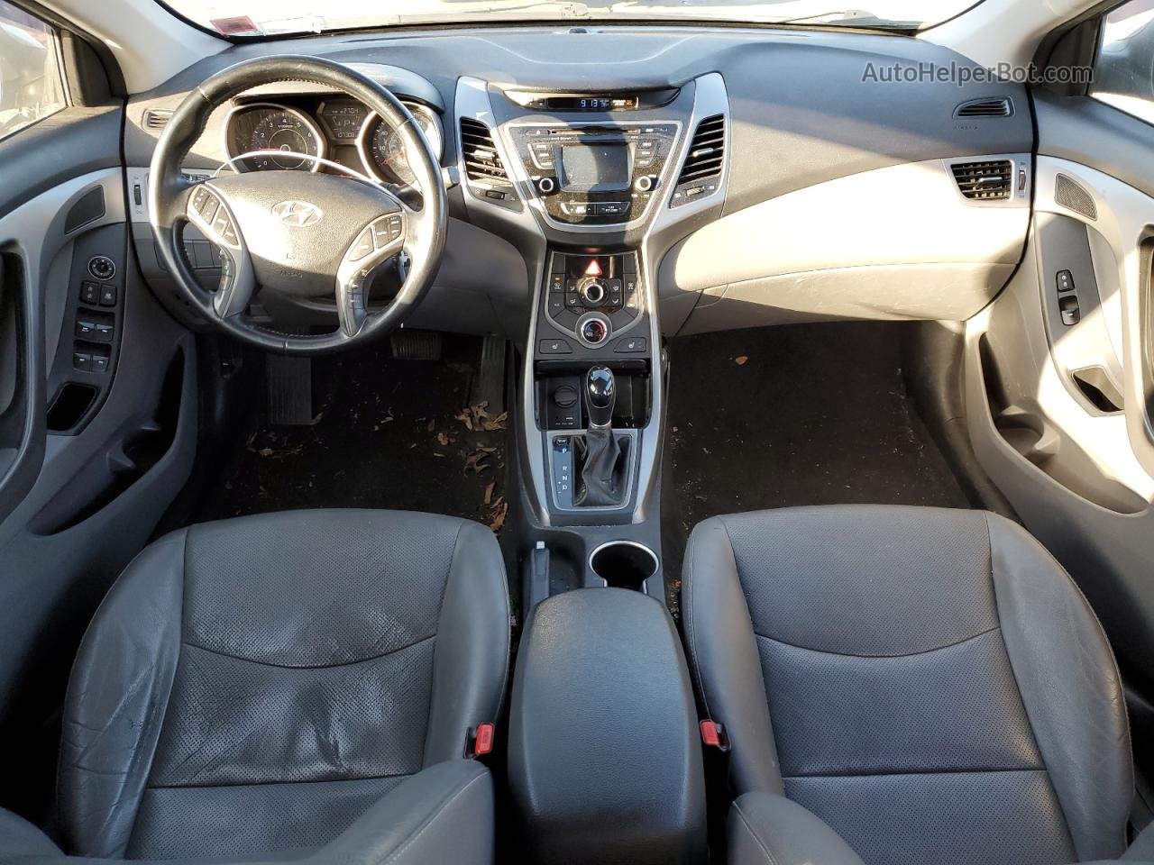 2014 Hyundai Elantra Se Серый vin: KMHDH4AE6EU129299